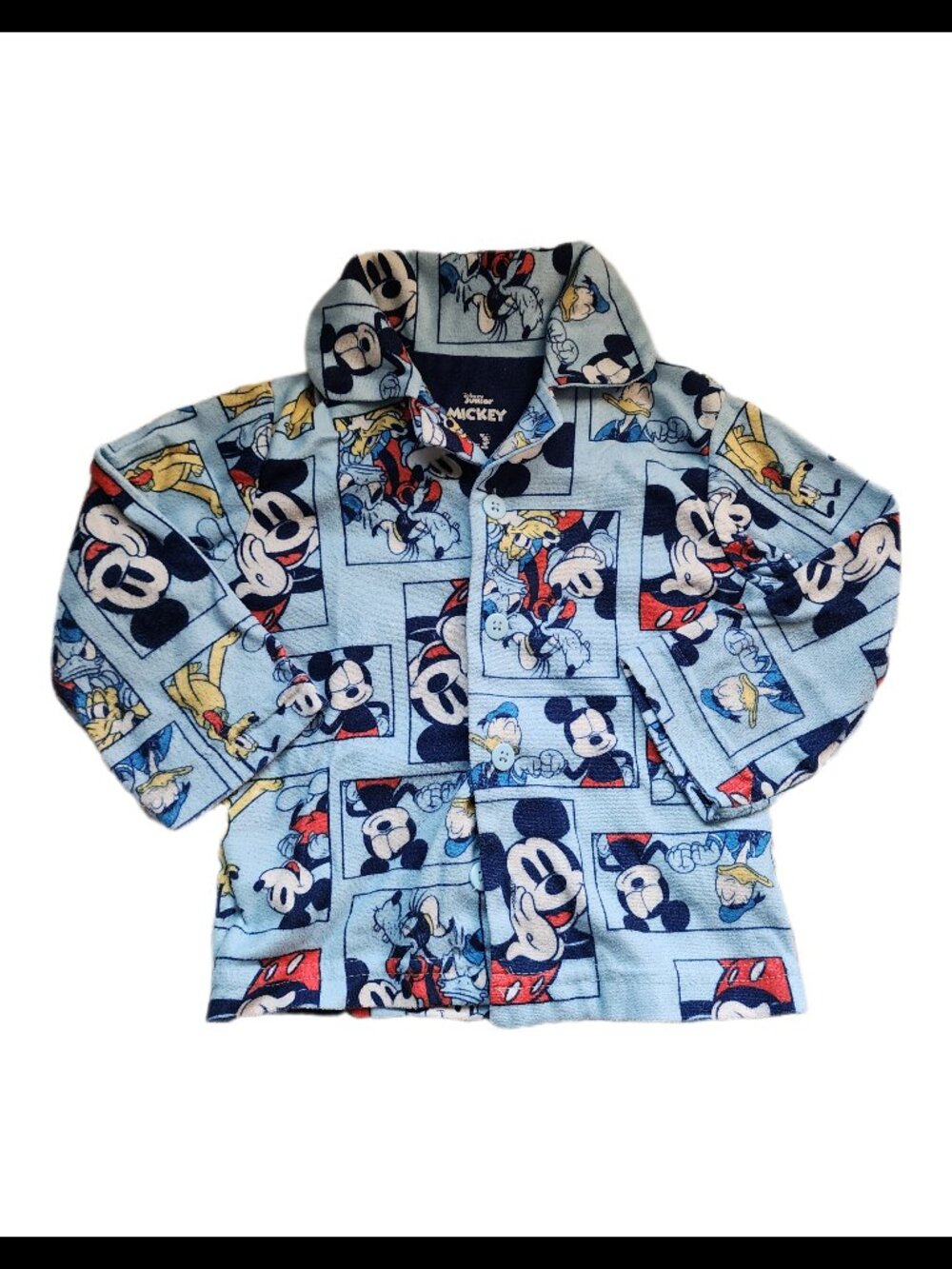 10/$10 - Mickey Mouse & Friends Flannel Pajama Top
